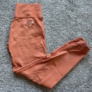 Gymshark Vital Seamless Leggings- Apricot Orange Marl